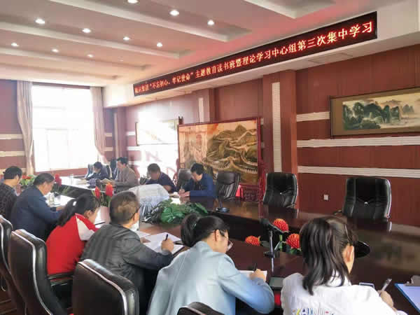 隴運集團公司召開“不忘初心、牢記使命”主題教育讀書班暨理論學(xué)習(xí)中心組第三次、第四次集中學(xué)習(xí)會議