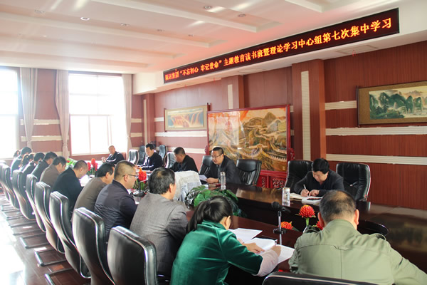 隴運(yùn)集團(tuán)公司黨委召開“不忘初心、牢記使命”主題教育讀書班暨理論學(xué)習(xí)中心組第七次集中學(xué)習(xí)（擴(kuò)大）會(huì)議
